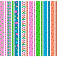 vibrant birthday party washi tapes