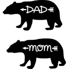 mom dad bear