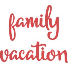 family vacation words