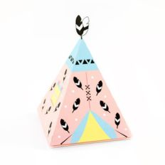 feather teepee box