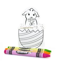 easter lamb coloring box