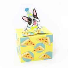 boston terrier puppy birthday box