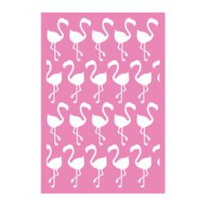 flamingo stencil