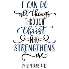 i can do all things through christ