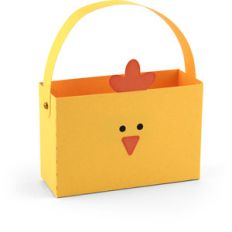 easter chick basket