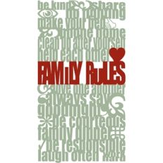 family rules subway art
