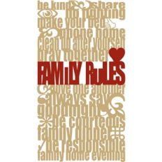 family rules subway art lds