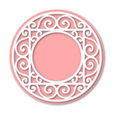 wrought iron circle frame