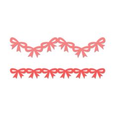 ribbon bow garland borders
