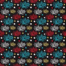 black fireworks paper
