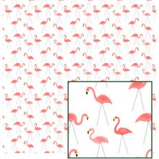 lawn flamingo paper