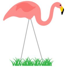 lawn flamingo