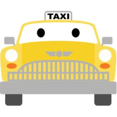 cute taxi