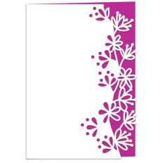blackthorn lace edged card