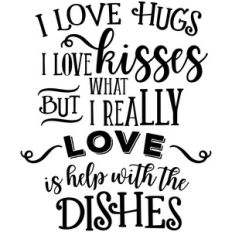 help with the dishes