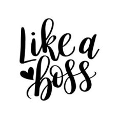 like a boss