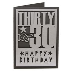 30 5x7 birthday card