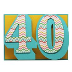 40 5x7 birthday card