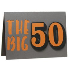 50 5x7 birthday card