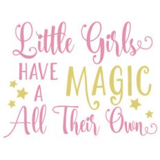 little girls have a magic
