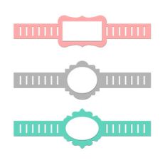 ribbon weaving bands with tags