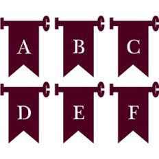 banners a-f