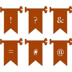 banners glyphes