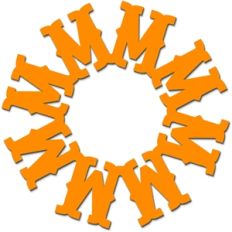 letter - m - doily