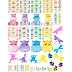 hippo planner stickers