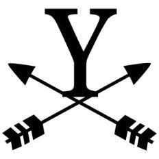 cross arrow monogram y