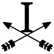 cross arrow monogram i