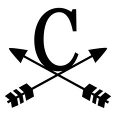 cross arrow monogram c