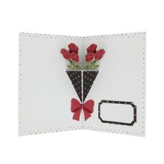 bouquet pop up card