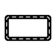 rectangle road frame