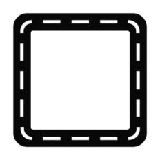 square road frame