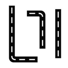 build a road pieces