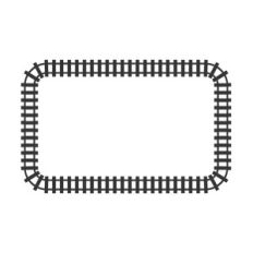 rectangle train track frame