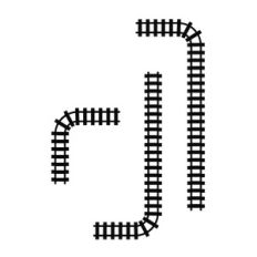 train track corner pieces