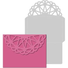 lace flap envelope