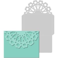 lace flap envelope