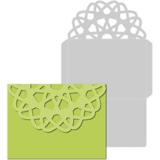 lace flap envelope