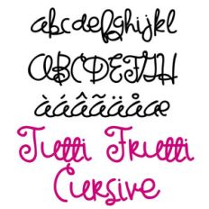 pn tutti frutti cursive