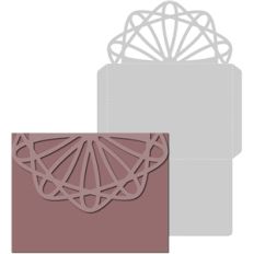 lace flap envelope