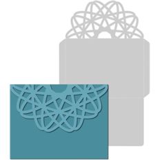 lace flap envelope