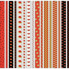 watermelon washi strips
