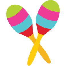 striped maracas