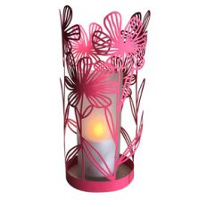 spring poppies papercut lantern