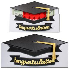 graduation hat pocket gift card