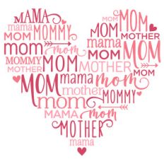 word collage - mom