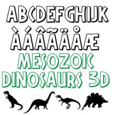 zp mesozoic dinsosaurs 3d
